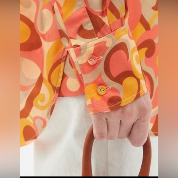 ZIMMERMANN OVERSIZED MAE SHIRT- DRESS.AMAZING COLOR PATTERNS - Picture 7 of 14